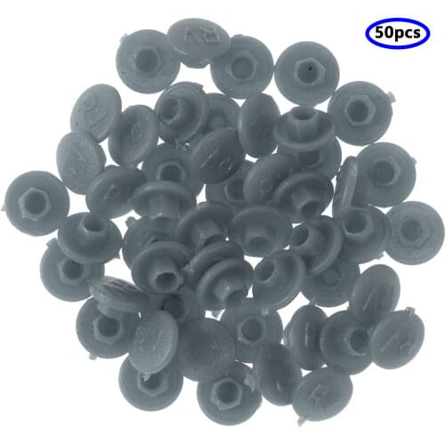 50Pcs Screw Cover Cap Plastic Dust /Rust Proof Universal Screw Hole Cap Topper Cap Allen Bolt Screw Nut Protector Fasteners Lids