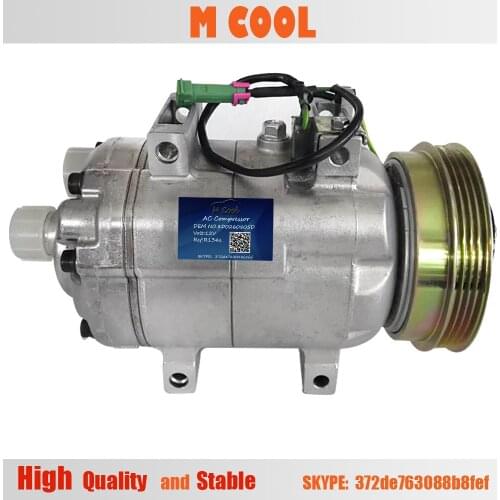 Auto AC Compressor For Audi A6 2.5 4.6 A8 2.5 2.8 3.7 4.2 V8 3.6 4.2 1994-2002 077260803AA 077260803AB 077260803AD CO 110