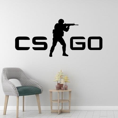Free shipping cs game Decorative Sticker Waterproof Home Decor For Babys Rooms Home Party Decor Wallpaper