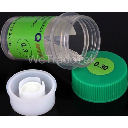 Lead Free 250K Bga Reballing Ball 0.2 0.25 0.3 0.35 0.4 0.45 0.5 0.55 0.6 0.65 0.76mm Solder Ball for Chip BGA Rework Repair