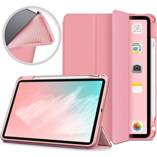 For iPad Air 4 Case With Pencil Holder 10.9 2020 PU Leather Stand Cover Funda For iPad Air 4 Air4 2020 10 9 inch Tablet Cases