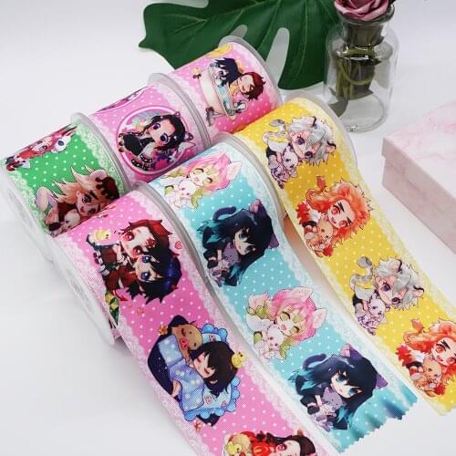 DIY Cartoon Printed Grosgrain Ribbon For Craft Supplies Sewing Accessories 5 Yards, Planar Resins Mold 10 Pieces. 47821