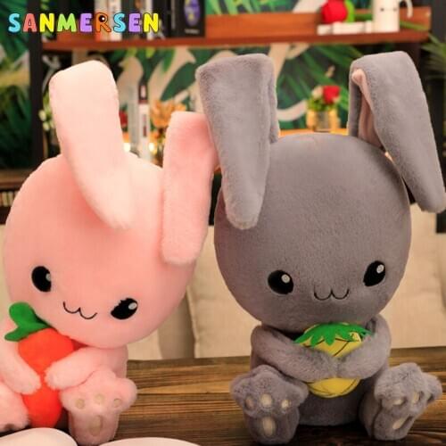 35CM Long-eared Rabbit Plush Toy Lop-eared Cute Rabbit Doll Doll Girl Day Gift Room Decorations Teddy Bear Stuffed Plush Toys