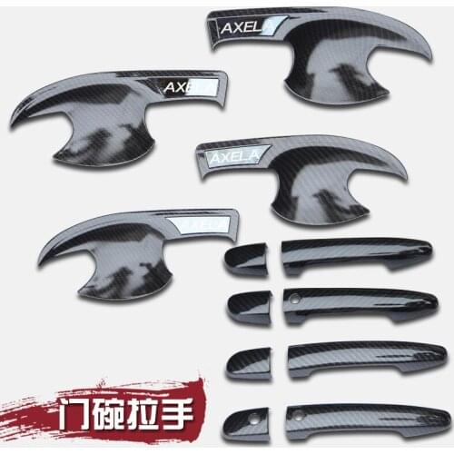 FOR Mazid ATENZA 2018 2019 2020 High-quality ABS Chrome carbon fiber decoration Door Handle Cover Car-styling