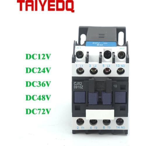 DC contactor CJX2-0910Z Electric Magnetic Contactor 9A LP1-0910 DC12V 24V 48V 110V