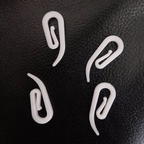 30 Pcs Curtain Hooks For Curtains With Header Tape White Plastic Nylon New