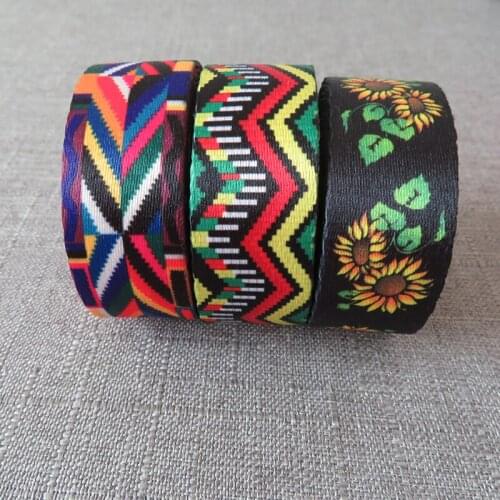 5 Yards Width 1 Inch 25mm Webbing Ribbon Luggage Belt Straps Rope Dog Pet Collar Leash Harness Backpack Bag Garment Accessories