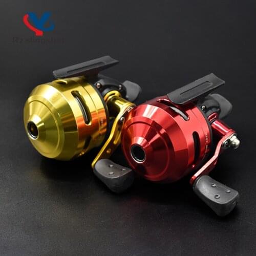 Metal Fishing Reels High Quality Powerful Spinning Changeable Handles Hunting Slingshot Catapult Outdoor Game Fish Accessories