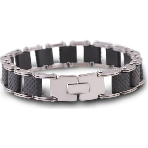 Stainless Steel Bracelets & Bangles Fashion Jewelry 230mm 304 Stainless Steel Mens Bracelet