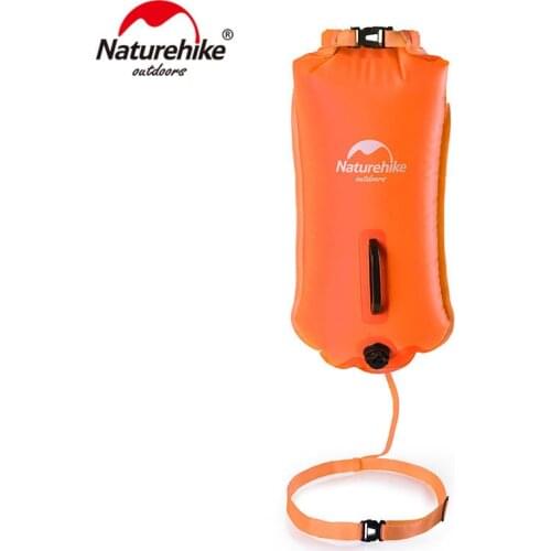Naturehike 28L Inflatable Waterproof Swimming Bag Swimming Flotation Bag Dry Waterproof Bag For Swimming Drifting NH17S001-G