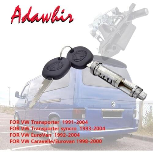 New Rear Tailgate Lock Barrel Cylinder with 2 Key For VW Transporter T4 Caravelle 701829239