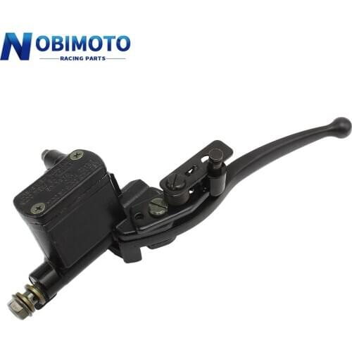 New Universal Motorcycle Alloy Brake Lever ATV left Side Hydraulic Brake Master Cylinder Lever For 50cc-250cc ATV Quad DS-146