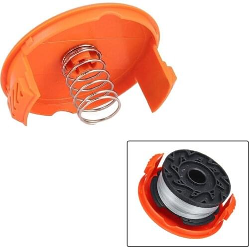 RC-100-P Replacement Spool Cap & Spring Fit For Black & Decker AFS Trimmer 3 Pcs Accessories