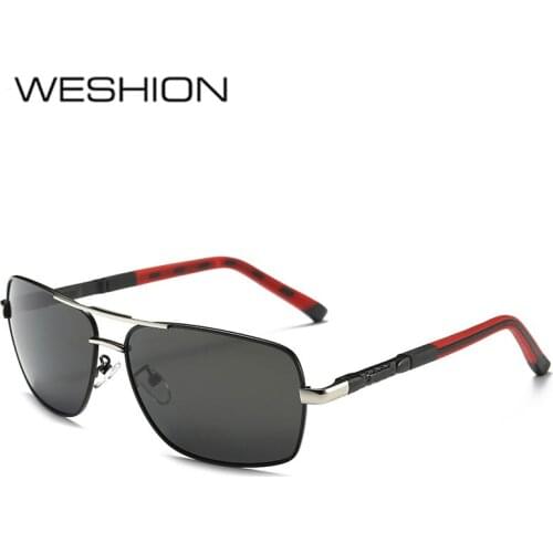 WESHION Sunglasses Men Polarized Women Vintage Driving Mirror Lens Classic Sport Unisex Eyeglasses 2018 New UV400 Gafas De Sol
