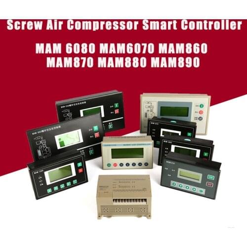 MAM860 MAM870 MAM880 MAM890 MAM6080 MAM6070 PLC Intelligent Control Panel of Screw Air Compressor Controller China Manufacturer