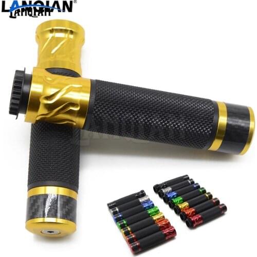 CNC Universal 7/8'' 22MM Motorcycle Handle bar Caps Handlebar Grips For DUCATI MONSTER 797 748 900 916 M400 M600 M620 moto guzzi