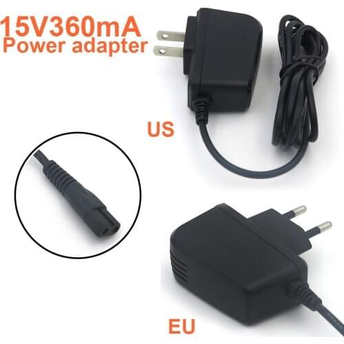 VORED Output DC 15V 360mA Switch Power Supply Adapter Charger EU/US Plug Converter with 1.5m Cable for Razor Free Shipping