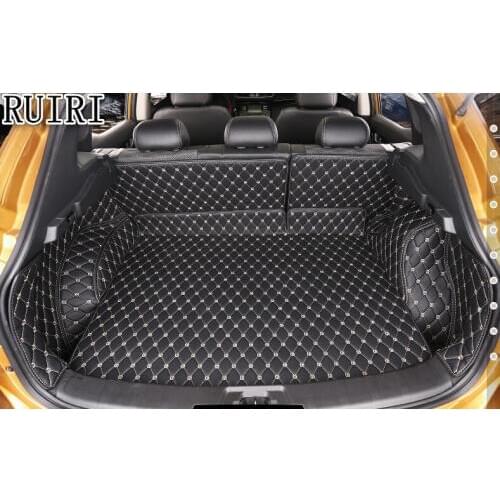 Top quality! Special trunk mats for Nissan Qashqai J11 2019 durable cargo liner boot carpets for Qashqai 2018-2015,Free shipping