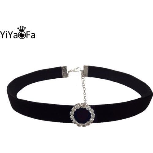 YiYaoFa Elegant Choker Necklace for Women Accessories Gothic Jewelry Vintage Statement Necklace & Pendant False Collar DD-39