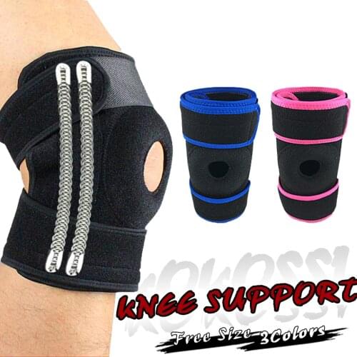 1pcs Support Sports Knee Pads Football Basketball Volleyball Leg Knee Support Brace Patella Guard Protector HX011