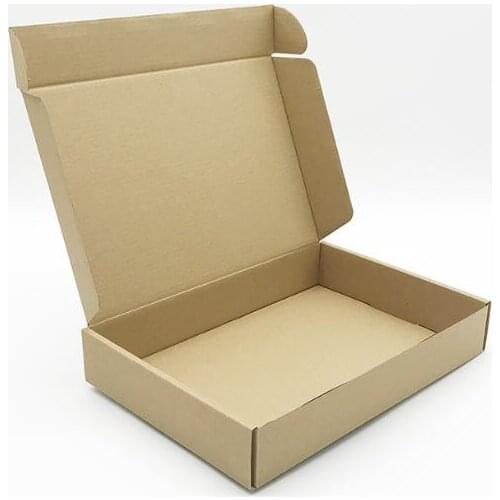 10pcs/lot Brown Paper Kraft Box Post Craft Pack Boxes Packaging Storage Kraft Paper Boxes Mailing Box