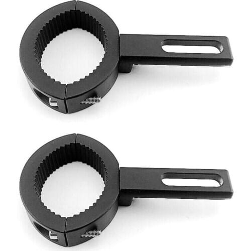 2X 38-60mm Universal Motorcycle Headlight Mount Brackets Fork Mount Holder Clamp