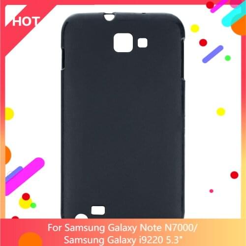 Galaxy Note N7000 Case Matte Soft Silicone TPU Back Cover For Samsung Galaxy i9220 5.3" Phone Case Slim shockproof