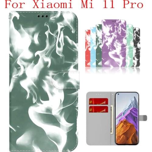 Sunjolly Case for Xiaomi Mi 11 Pro Wallet Stand Flip PU Phone Case Cover coque capa Xiaomi Mi 11 Pro Case Xiaomi Mi 11 Pro Cover