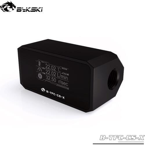 Bykski B-TFC-CS-X Digital Flow Meter Temperature Display