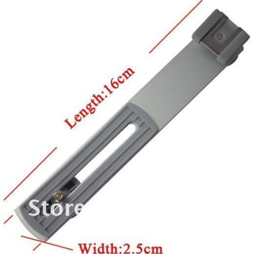 EMOBLITZ 16cm Durable Vertical Adjustments Camcorder Connecting Rod Flashlight Tripos Stand Mount for Hot Shoe Flash
