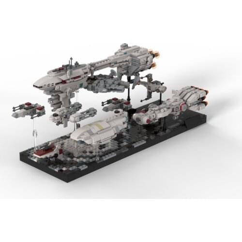 Technology building block MOC spaceship Star Destroyer imperial warship assembly toy DIY assembly model childrens birthday gift