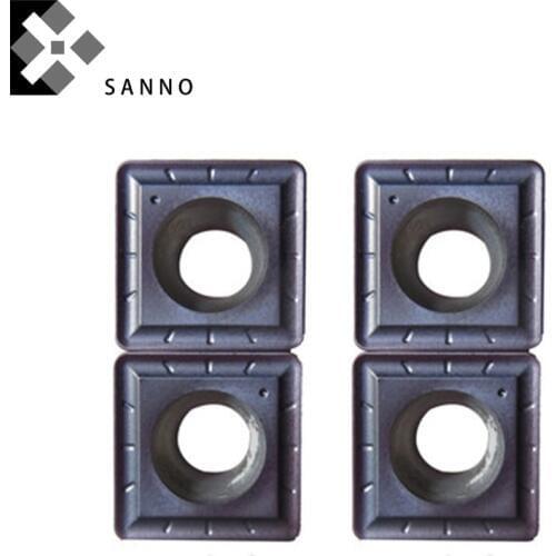 Square cnc carbide U drill inserts SPGT050204-PM / 060204 / 07T308 / 090408 / 110408 / 140512 YBG212 cnc drills blade