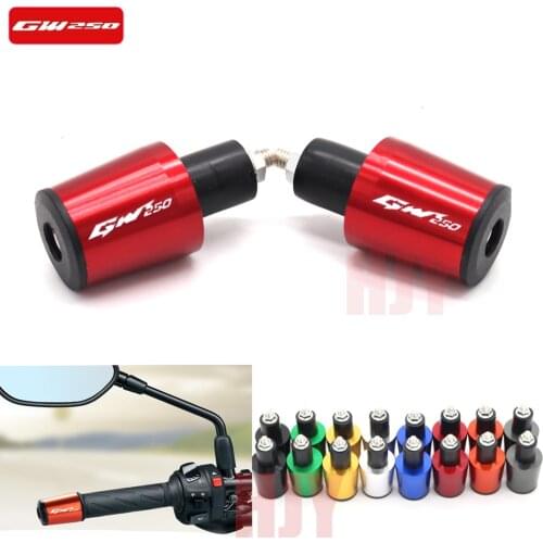 Motorcycle Accessories 7/8'' 22MM Handlebar Grips Handle Bar Cap End Plugs For SUZUKI GW 250 INAZUMA GW250 2011-2013