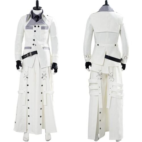 Final Cosplay Fantasy VII Remake Rufus Shinra Cosplay Costume Full Suit For Men Halloween Carnival Costume Made