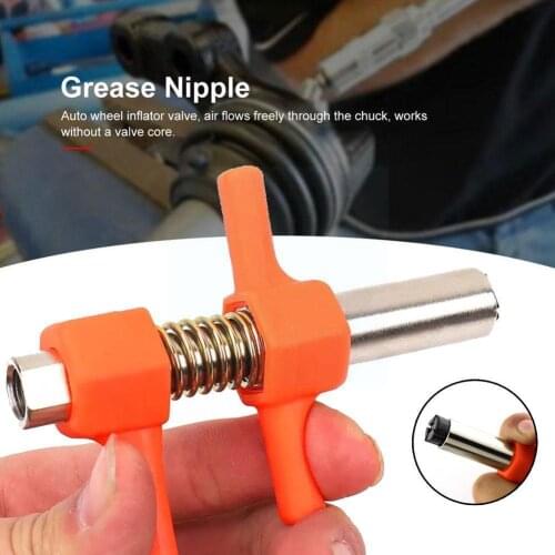 1/8" NPT Lock Clamp Type High Pressure Grease Nozzle Button Type Nozzle Gun Grease Grease Manual Head Head Gun Z1P1