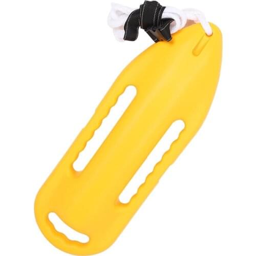 Yellow Color Summer Outdoor Cool Tubs Accessories Polyethylene Lifeguard Rescue Can Swim Float Rescue Buoy for Swimming Pool