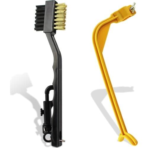 Golf Swing Trainer Beginner Practical Practicing Guide Gesture Alignment + Golf Club Head Brush Golf Accessories