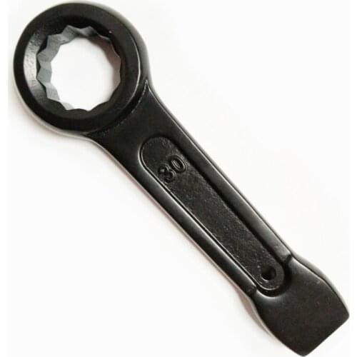 30mm Heavy Single-headed Universal Box End Wrench High Quality Percussion Ring Spanner Nut Hand Tool for Mechanic Industry