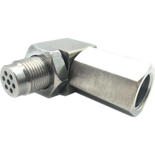 Universal 90 Degree Angled O2 Spacer Adapter Extender Catalytic Converter Spacer