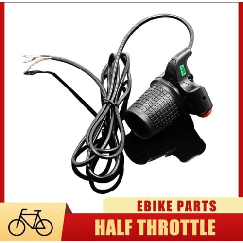 Ebike Throttle Light Horn Button Switch E Scooter Half Throttle Speed Handle Gas Wuxing Button Switch E Bicycle Twist Throttle