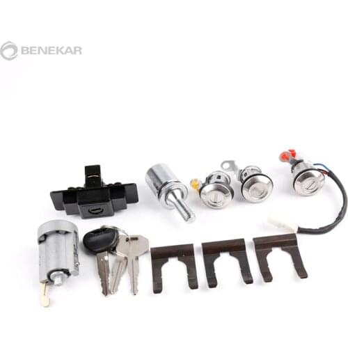 For Mitsubishi Pajero Shogun Montero MK2 4G54 4G64 4M40 6G72 Lock Cylinder & Key Set