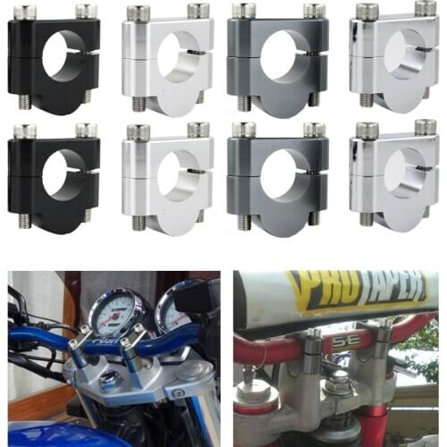 1 1/8" 28mm Handlebar Risers Clamp CNC Aluminum Fit For Triumph Street Triple S 675/R R Street Triple RS