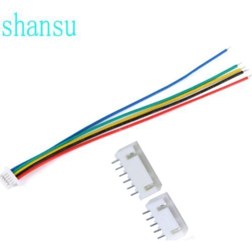 ZH 1.5 10PCS SETS Mini Micro ZH 1.5 2/3/4/5/6/7/8/9/10 Pin Male Conecort cable with Female Plug w. Wires Cables 10CM 28AWG