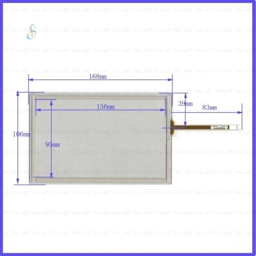 ZhiYuSun AMT 10423 this is compatible wholes 7.1inch 4 lins Touch Screen glass touchsensor glass digitizer AMT10423