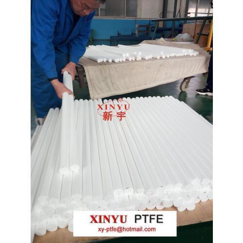 2pcs/lot Dia 65-100mm Length 50cm 100% pure PTFE stick rod polytef PTFE bar solid rod 1 order