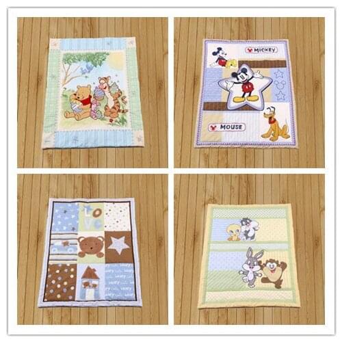 Promotion! Cartoon Baby Bedding Set Baby Duvet Cartoon Newborn Crib Bedding Cotton baby blankets ,110*85cm