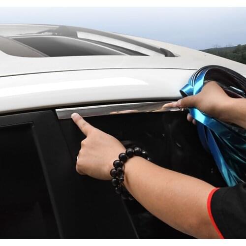 Auto Trim Bumper Auto Door Protective Moulding Auto Chrome Decorative Strips Chrome Trim Cars chrome Window Trim