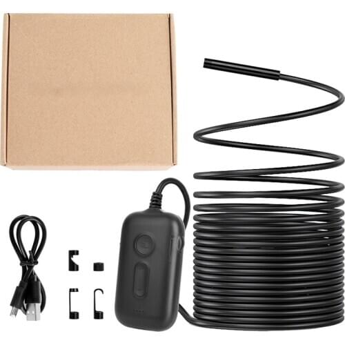 3.9mm 2.0MP Wireless Inspection Camera IP67 Wifi Endoscope Camera with 6 LED For Android and IOS Smartphone 3in1 usb otoscope