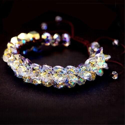 Ms Betti Spring Luxury Bracelet Crystals From Austria 2021 Fashion Design Adjustable Rope Womens Day Party Mother Gifts
