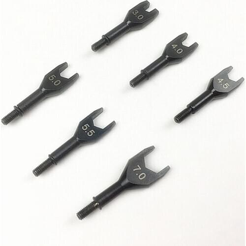 KYX Racing RC Model Tools Repair Parts Tool Open End Wrench Single-head Hexagonal Spanners 3.0/4.0/4.5/5.0/5.5/7.0 for RC Car